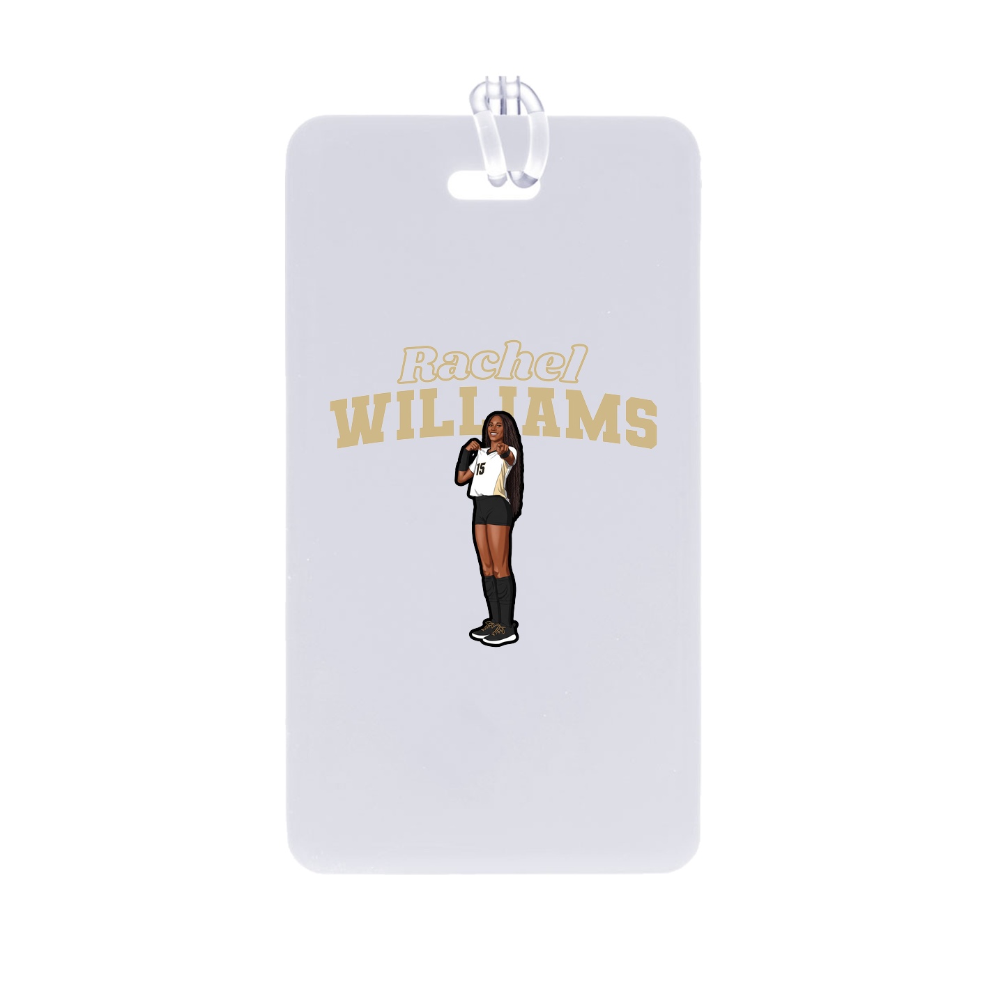 Bag Tag — Name Arch in Classic