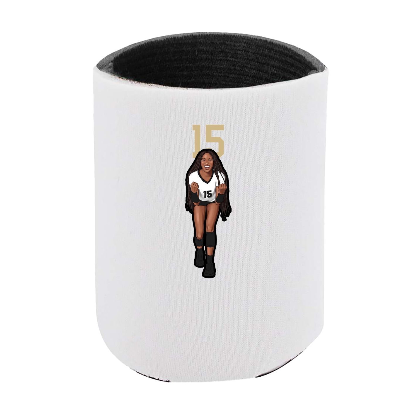 Can Holder — Number Top in White