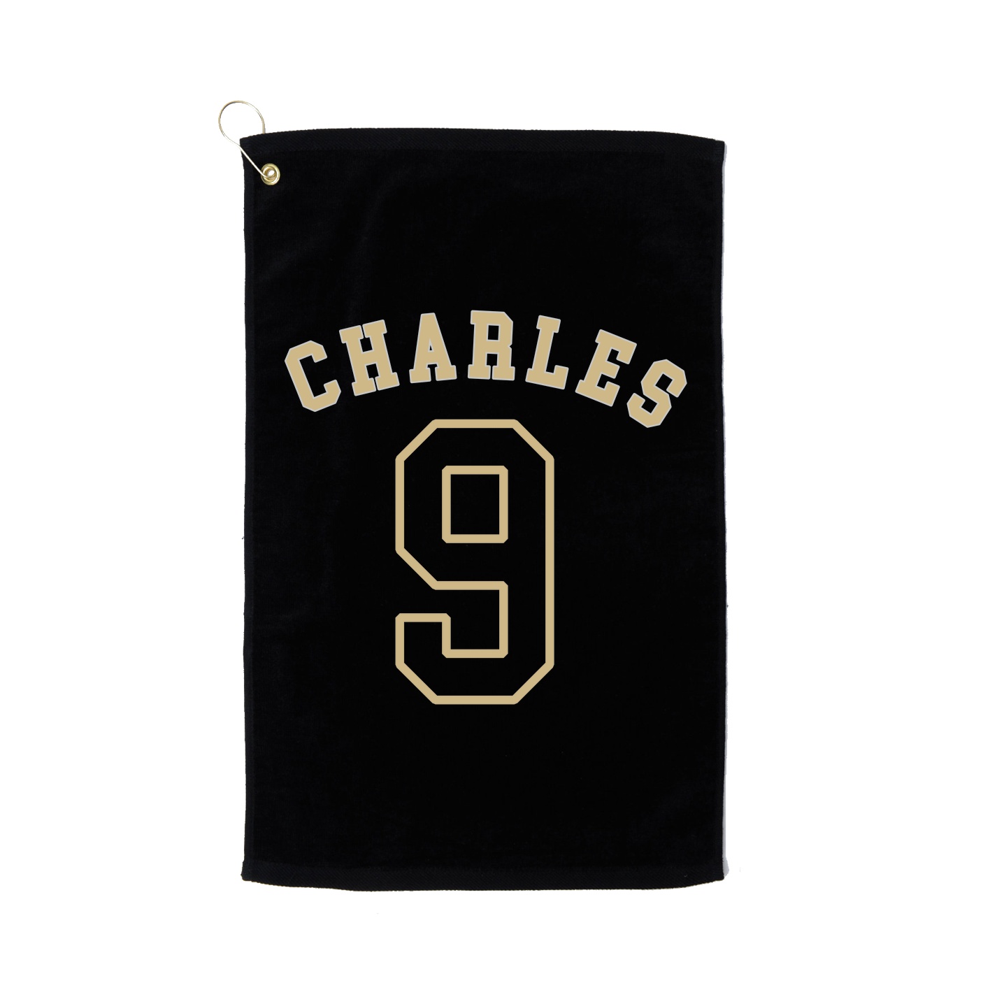 Golf Towel — Shirsey Arch in Black