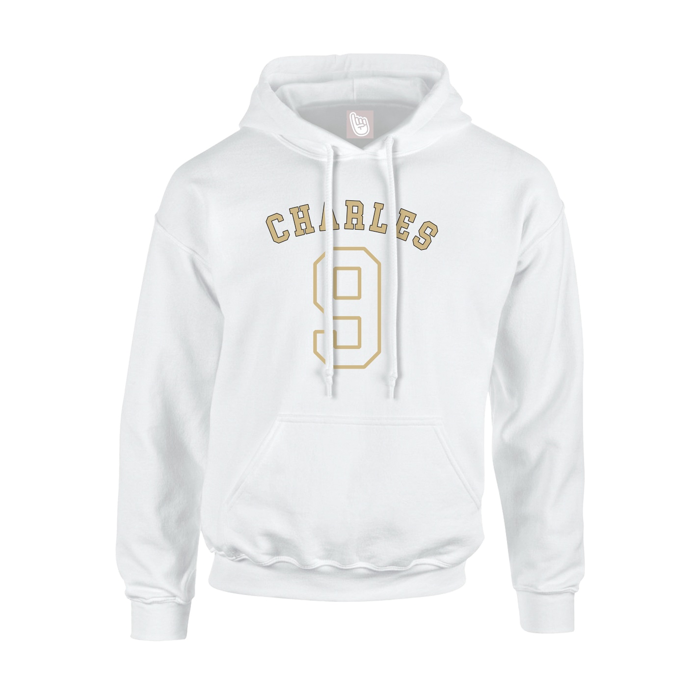Youth Hoodie — Shirsey Arch in White