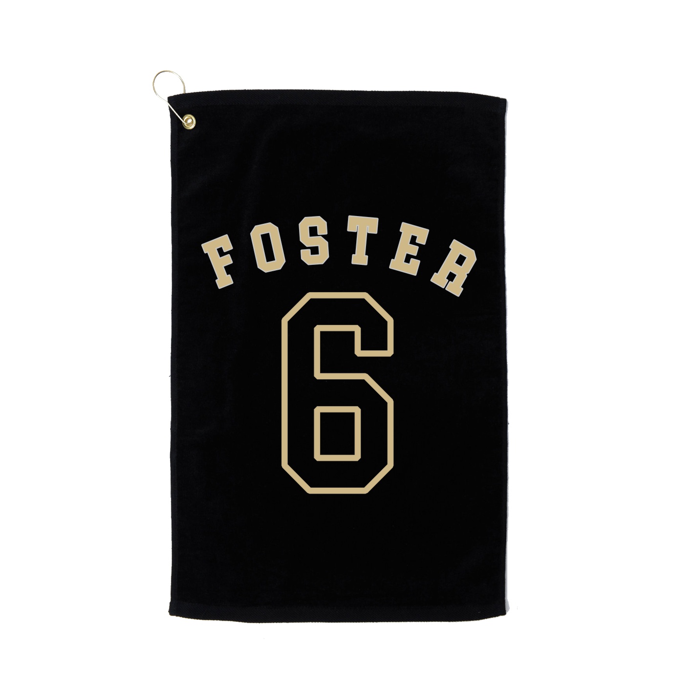 Golf Towel — Shirsey Arch in Black
