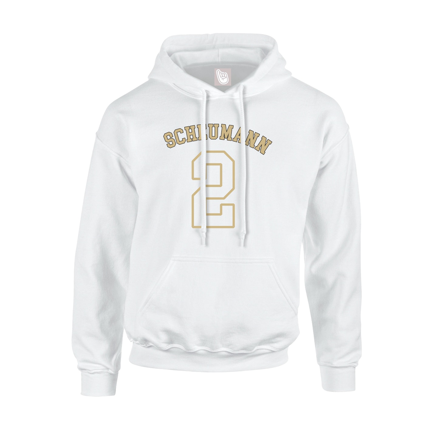 Youth Hoodie — Shirsey Arch in White
