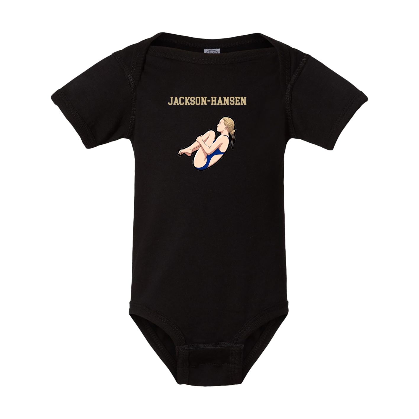 Baby Onesie — Shirsey in Black
