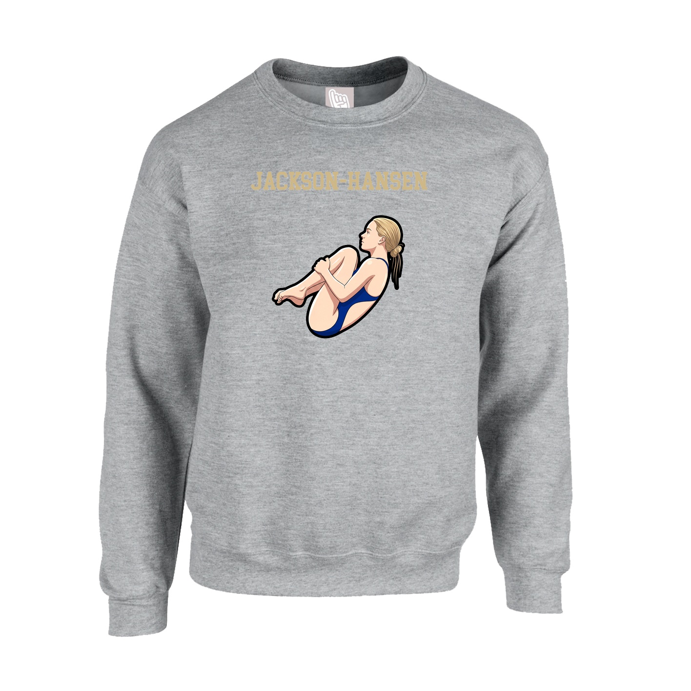 Fleece Crew — Shirsey in Grey