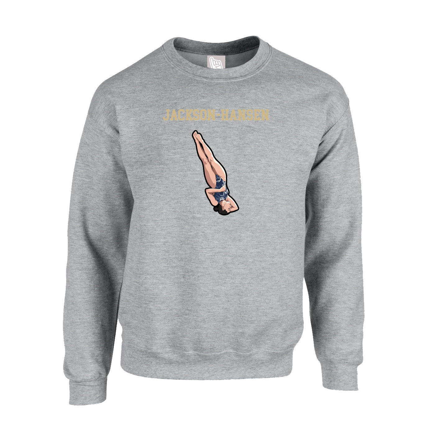 Fleece Crew — Shirsey in Grey
