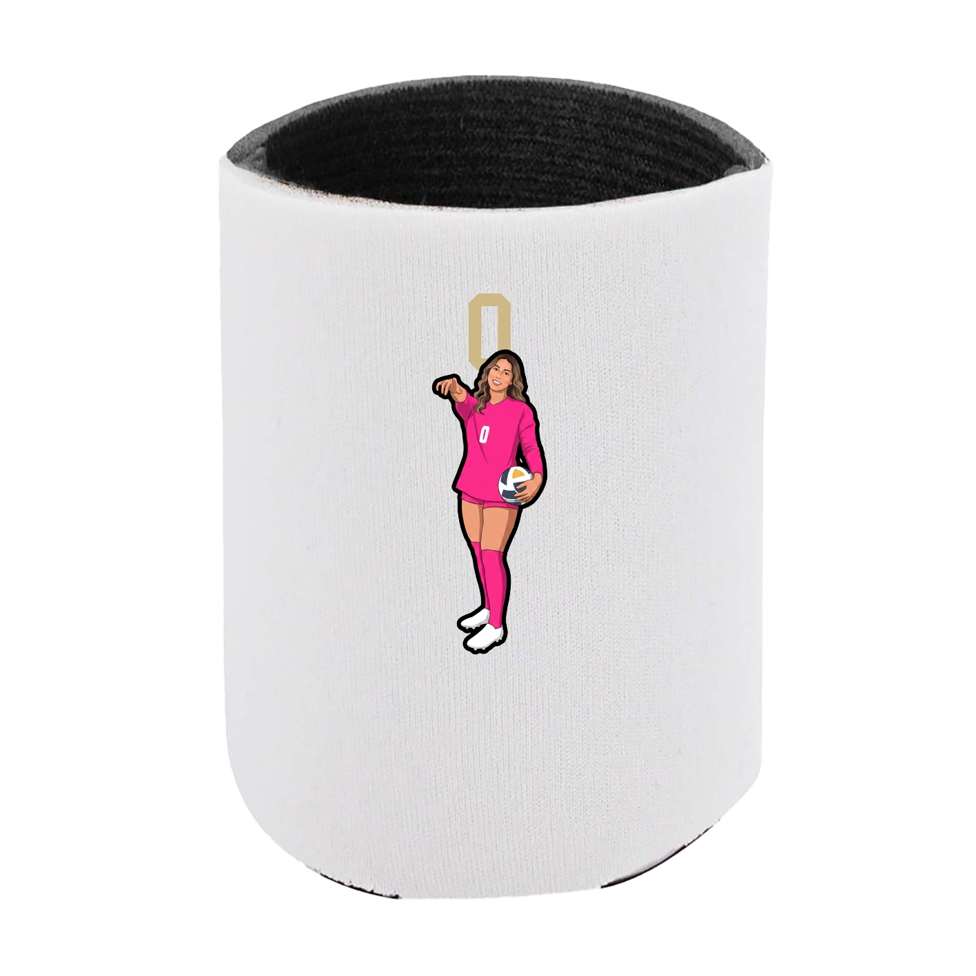Can Holder — Number Top in White