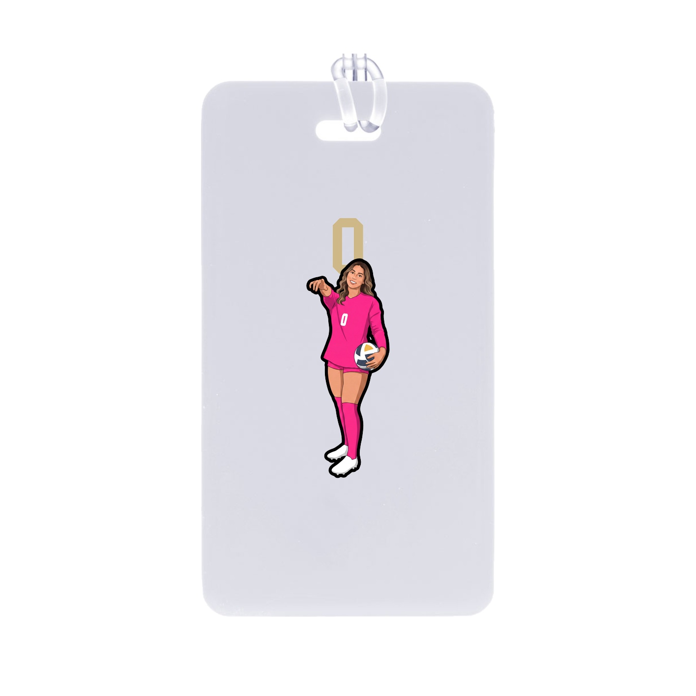 Bag Tag — Number Top in Classic