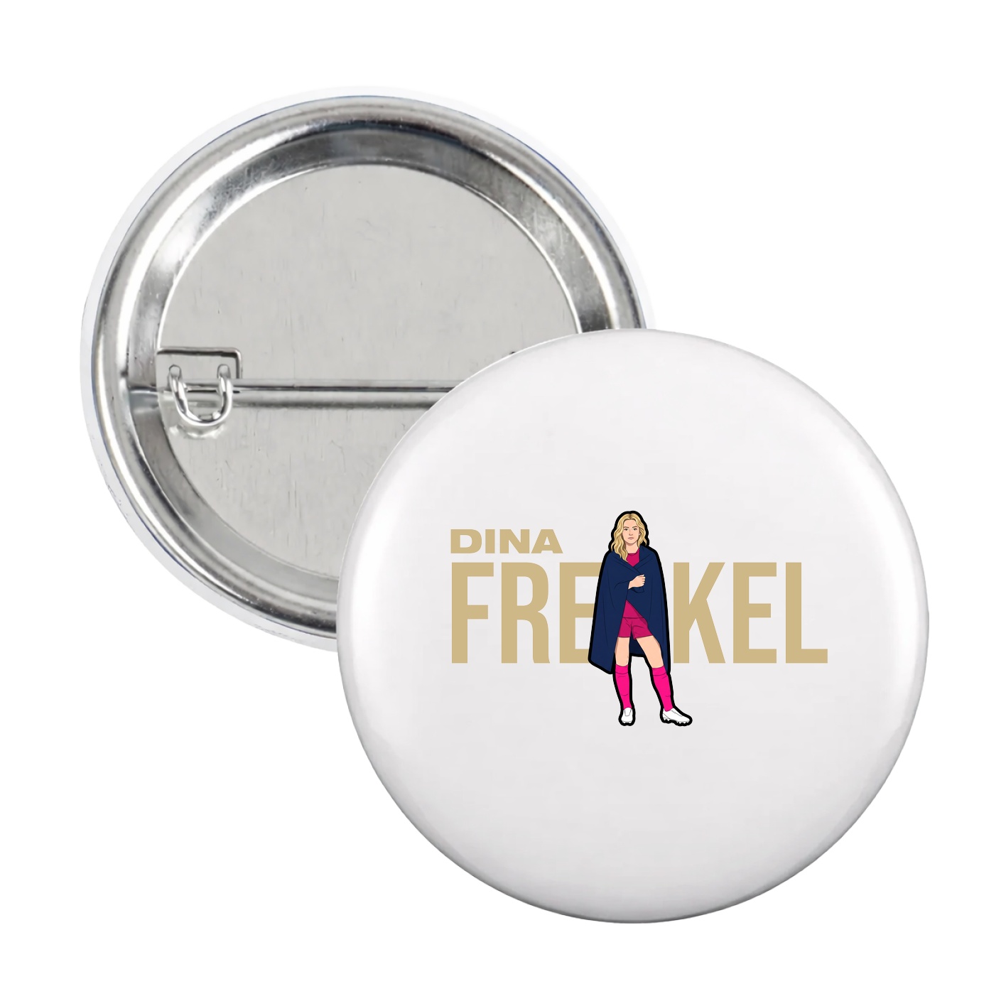 Game Day Button — Player Name in White