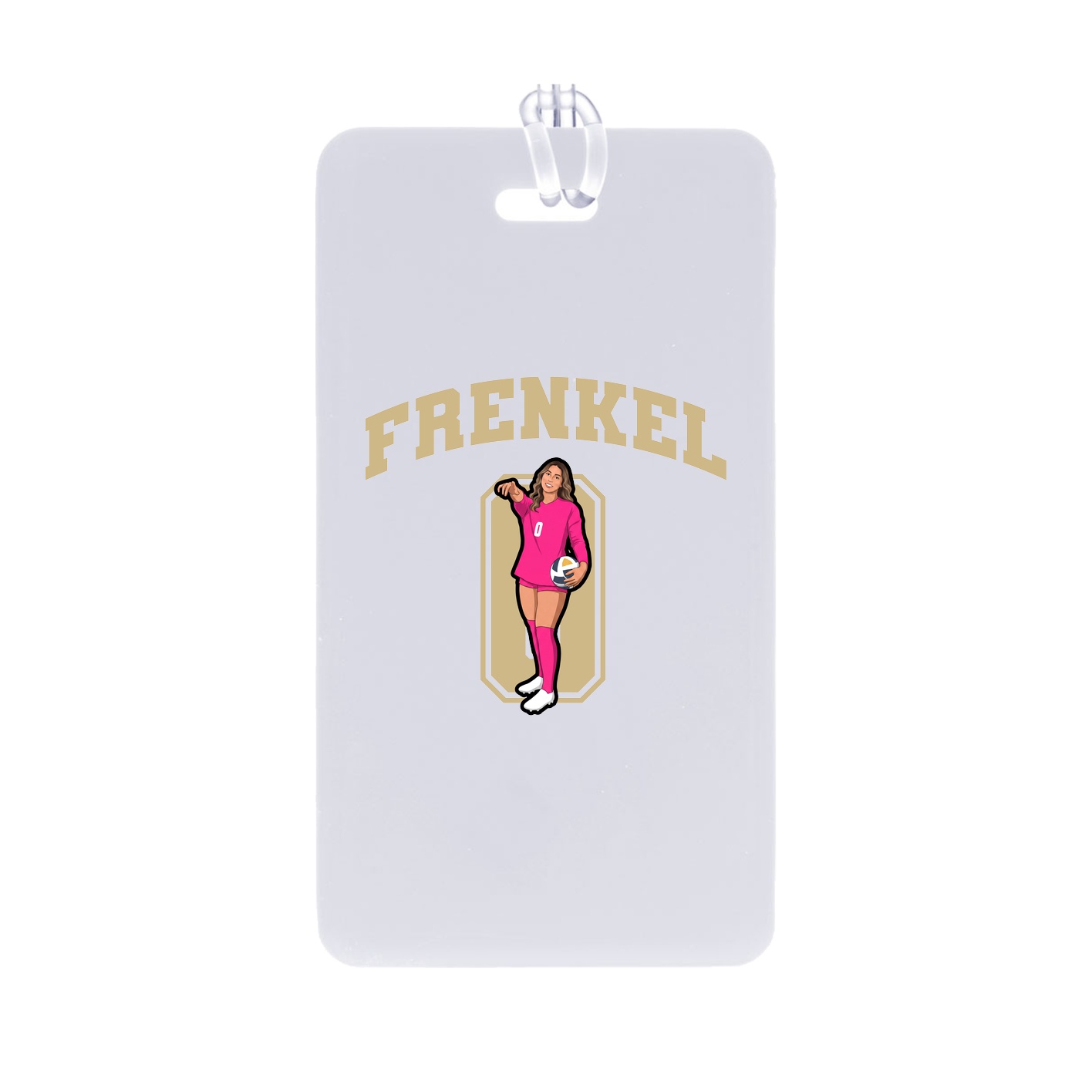 Bag Tag — Number in Classic
