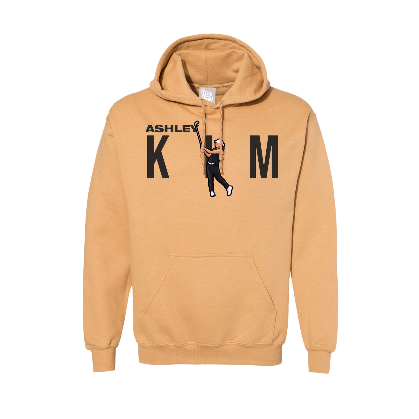 Hoodie — Player Name in Vegas Gold