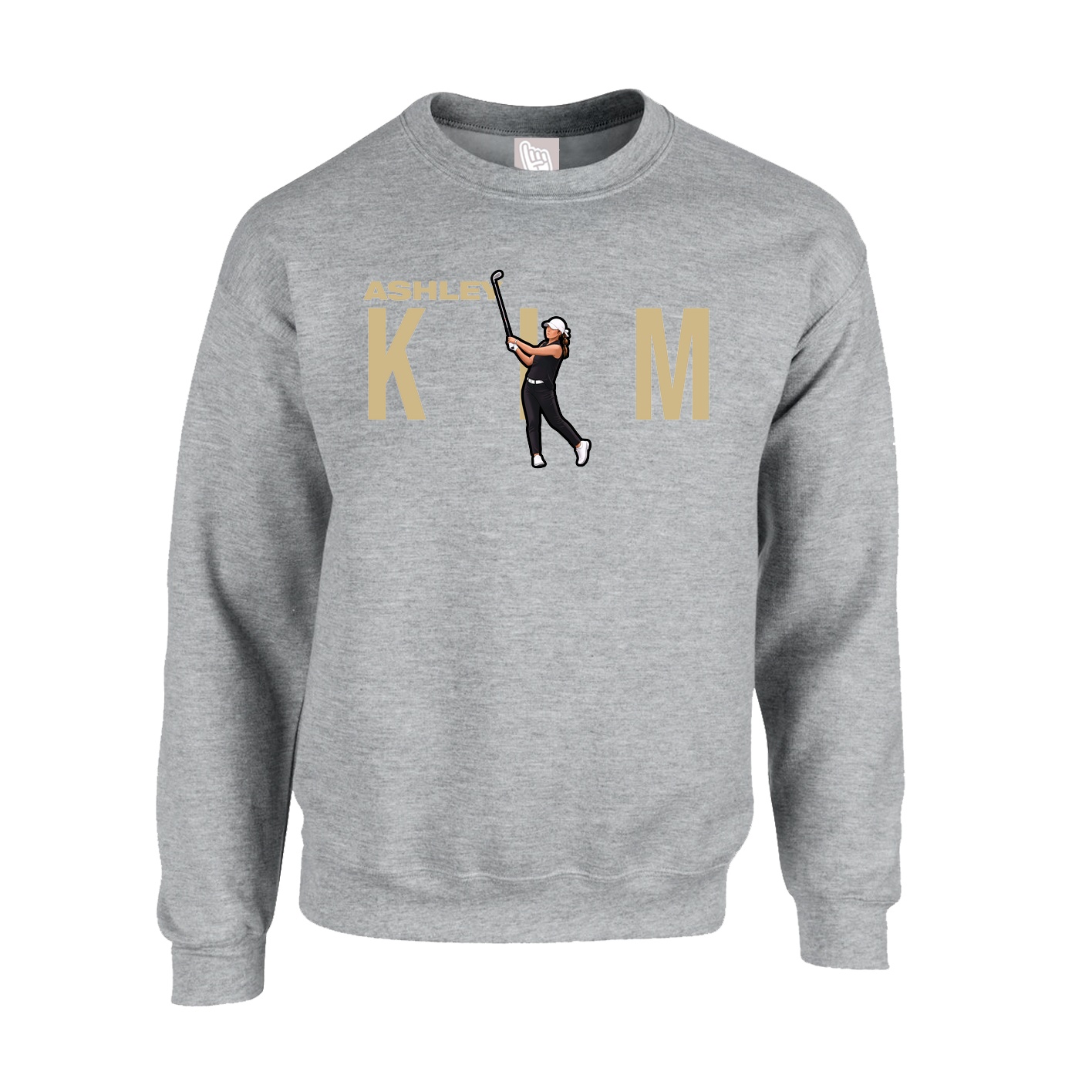 Fleece Crew — Player Name in Grey