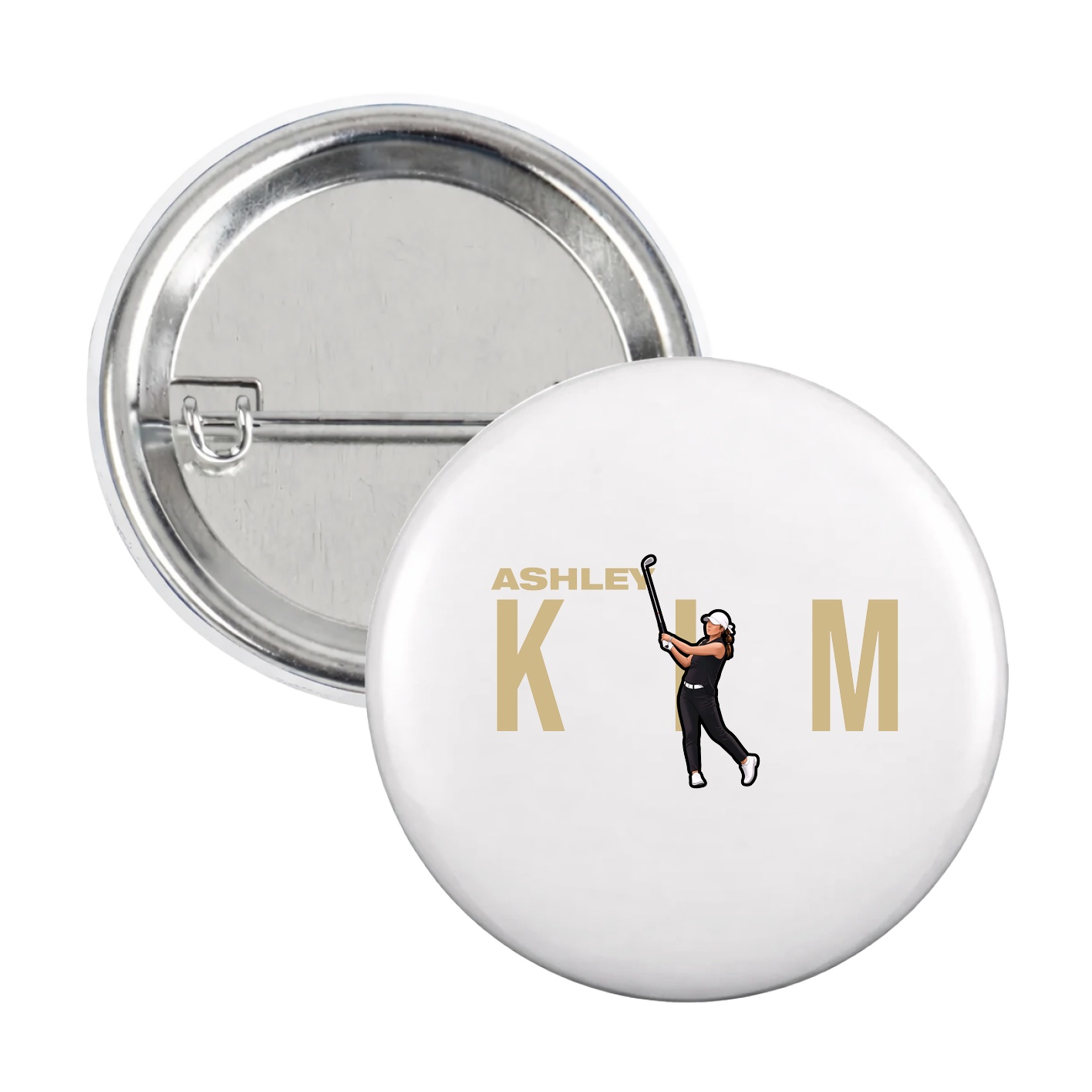Game Day Button — Player Name in White