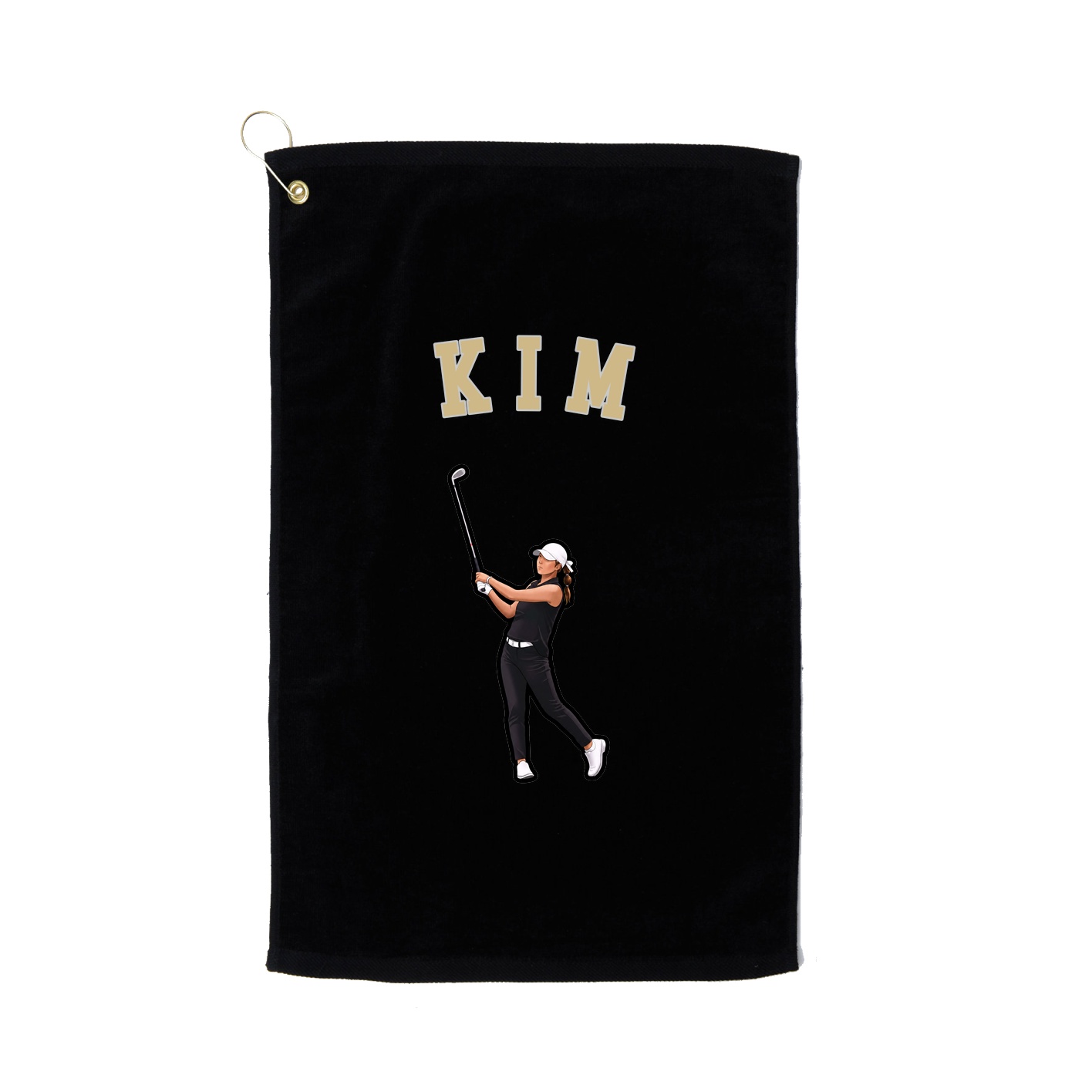 Golf Towel — Shirsey Arch in Black