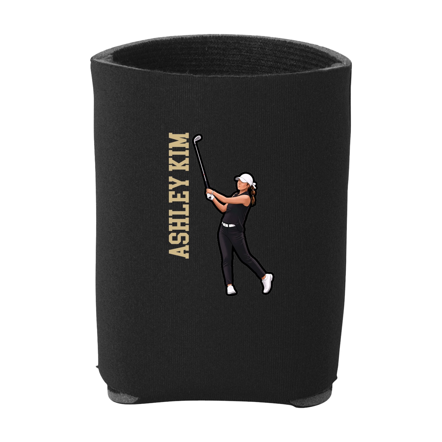 Can Holder — Name Vertical in Black