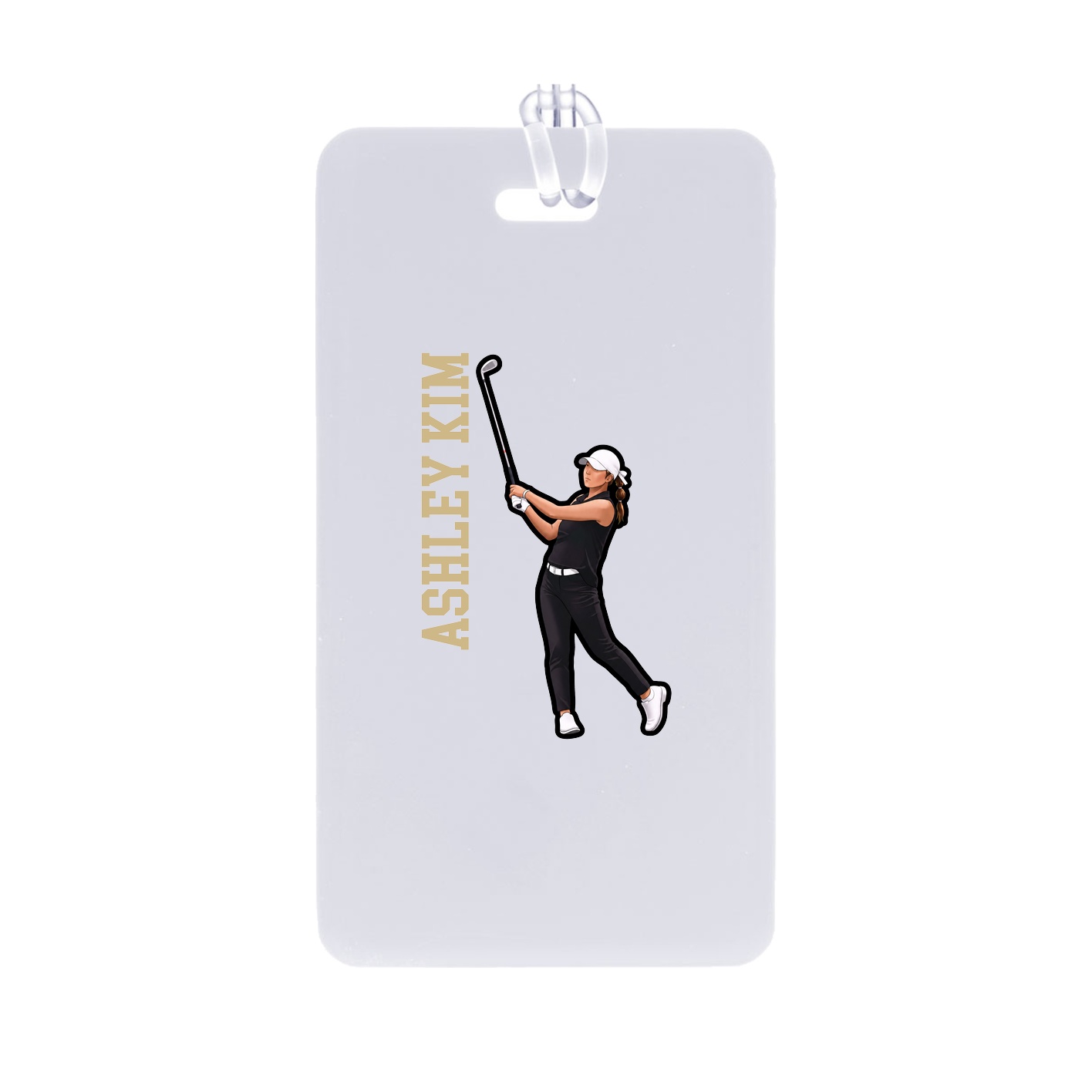 Bag Tag — Name Vertical in Classic