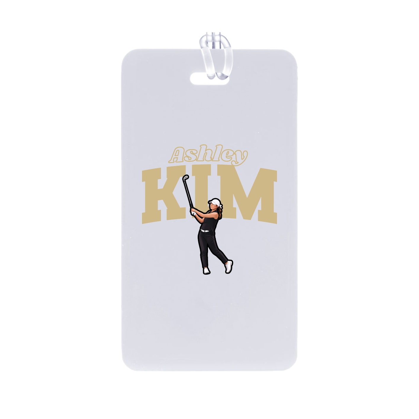 Bag Tag — Name Arch in Classic
