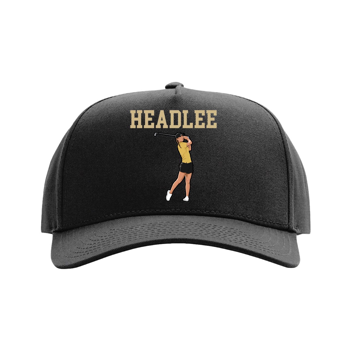 Full Fabric Five-Panel Champ Cap
