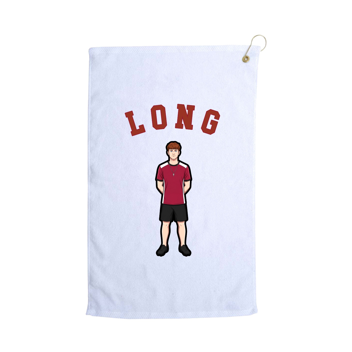 Golf Towel — Shirsey Arch in White