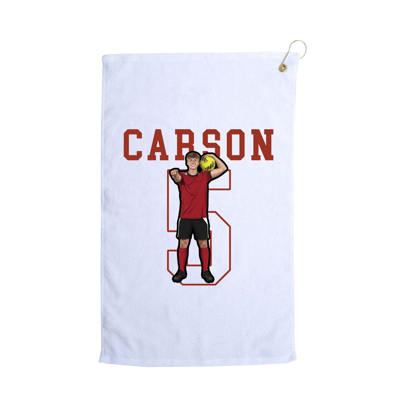 Golf Towel — Shirsey in White