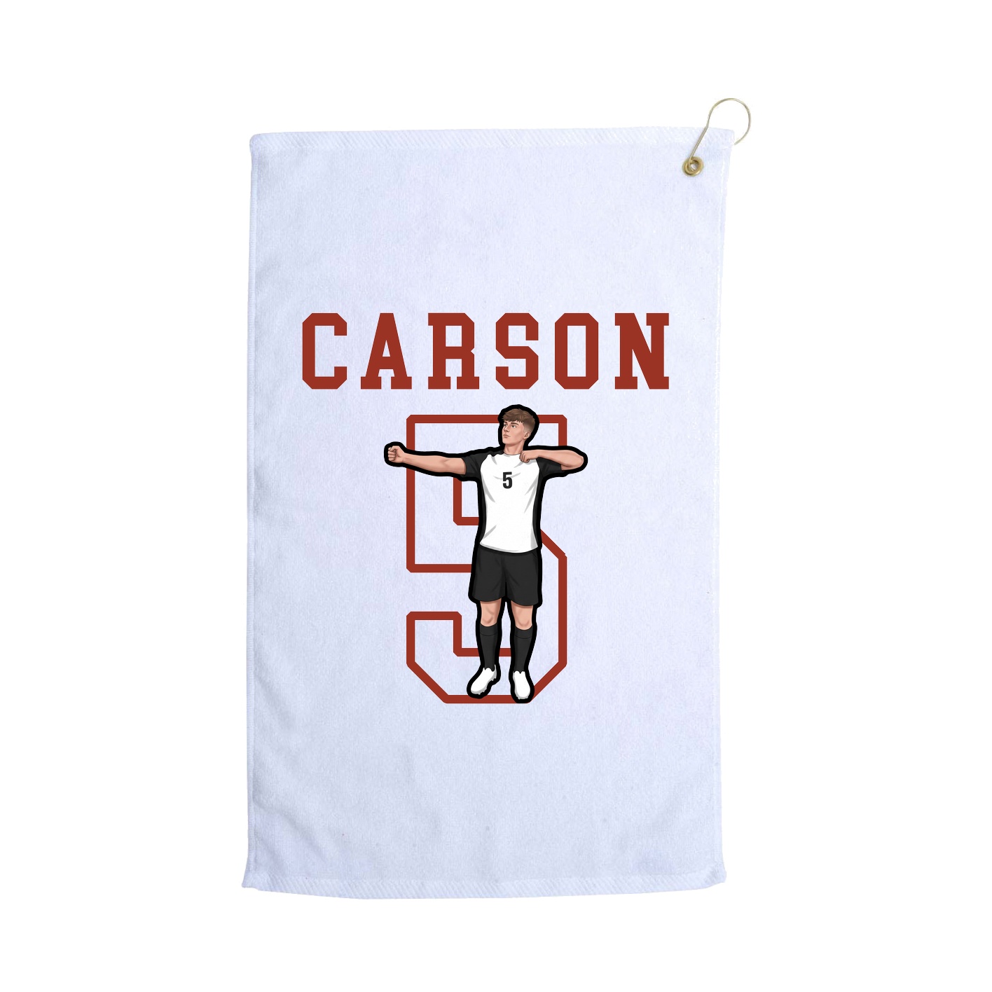 Golf Towel — Shirsey in White