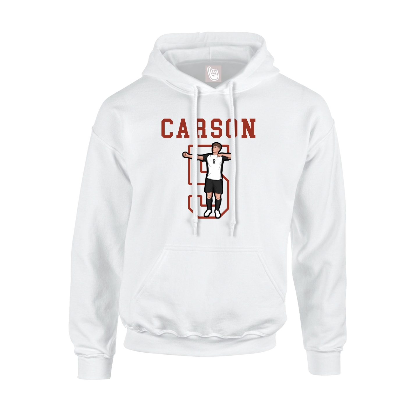 Youth Hoodie — Shirsey in White