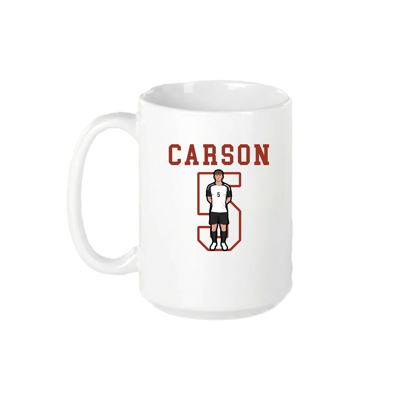 15oz Coffee Mug — Shirsey in White