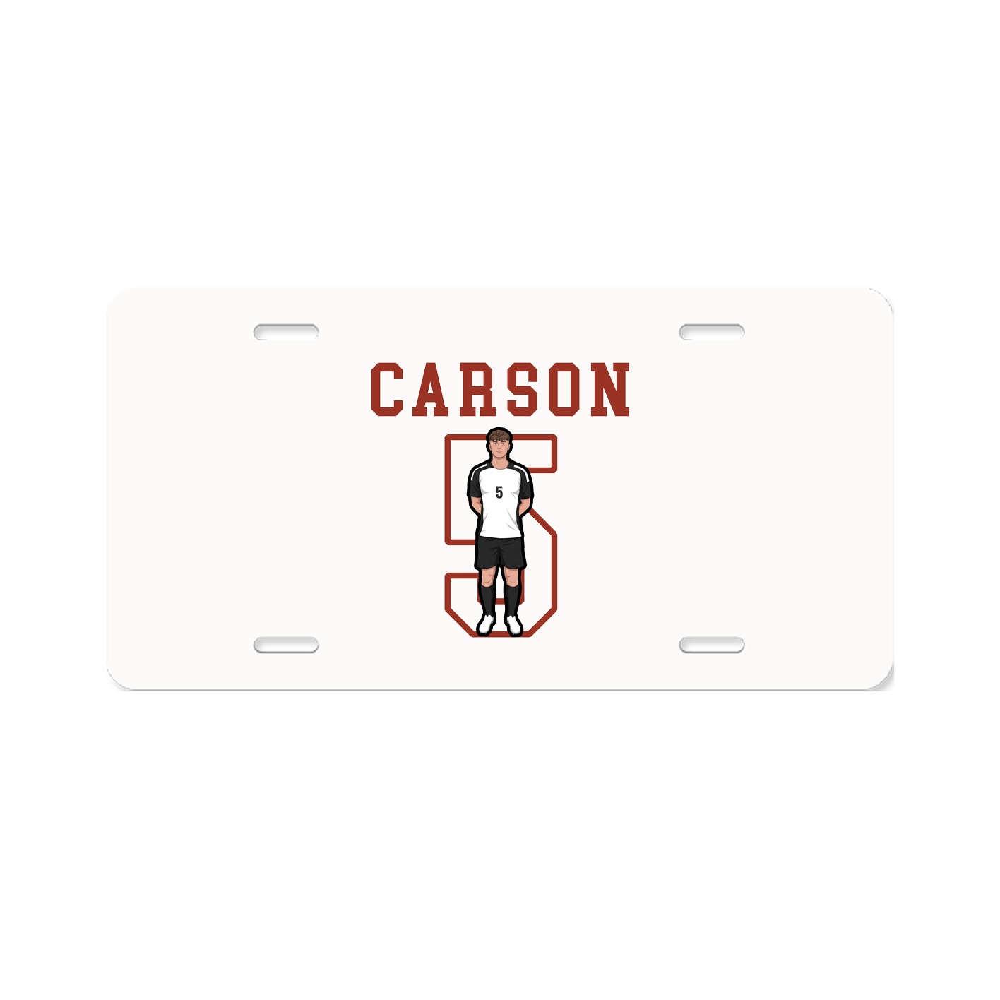 License Plate — Shirsey in Classic