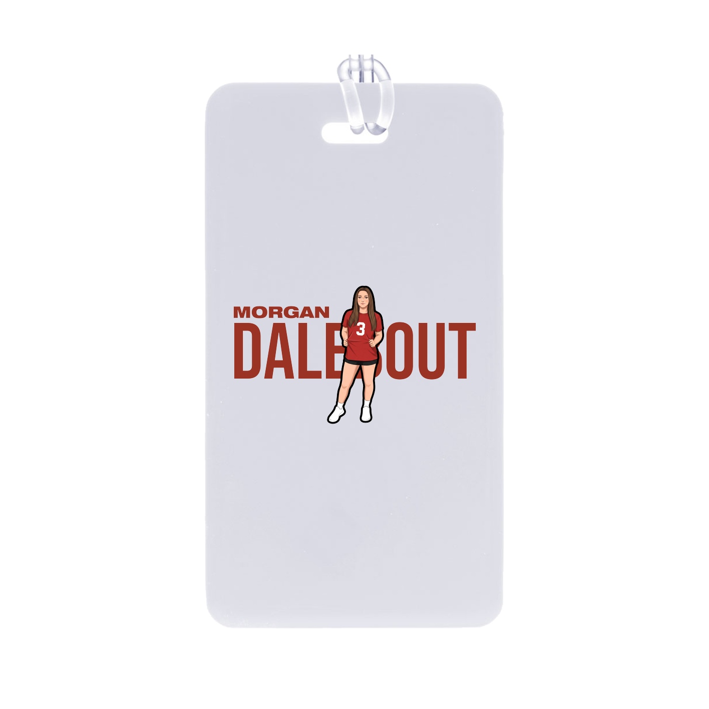 Bag Tag — Player Name in Classic