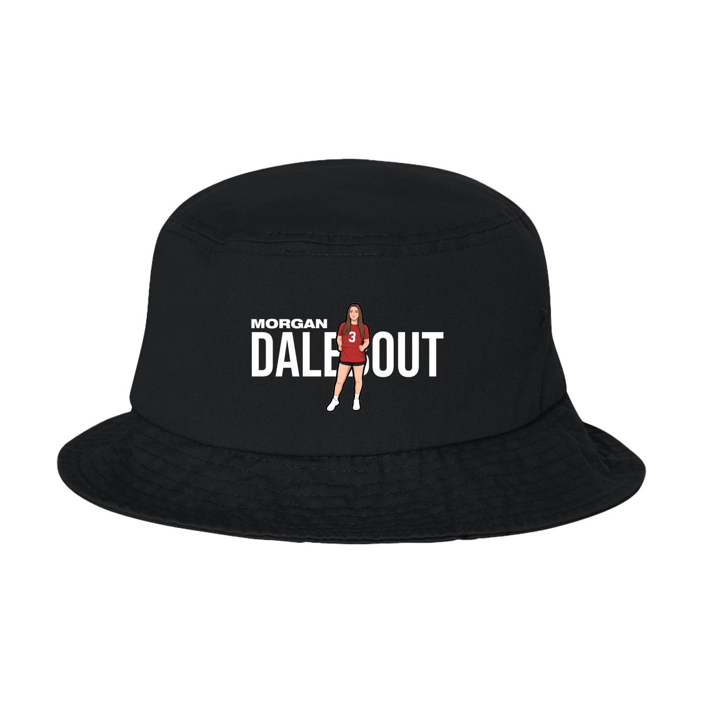 Bucket Cap — Player Name in Black