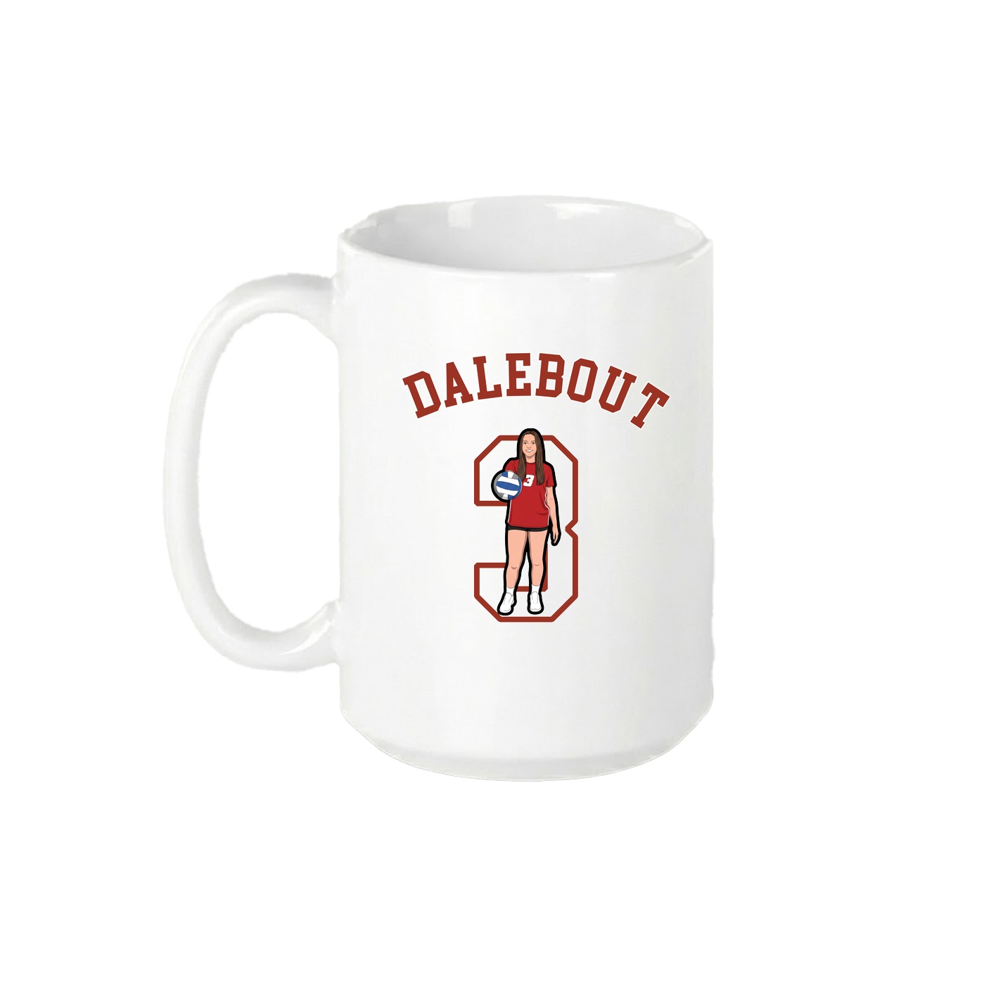 15oz Coffee Mug — Shirsey Arch in White