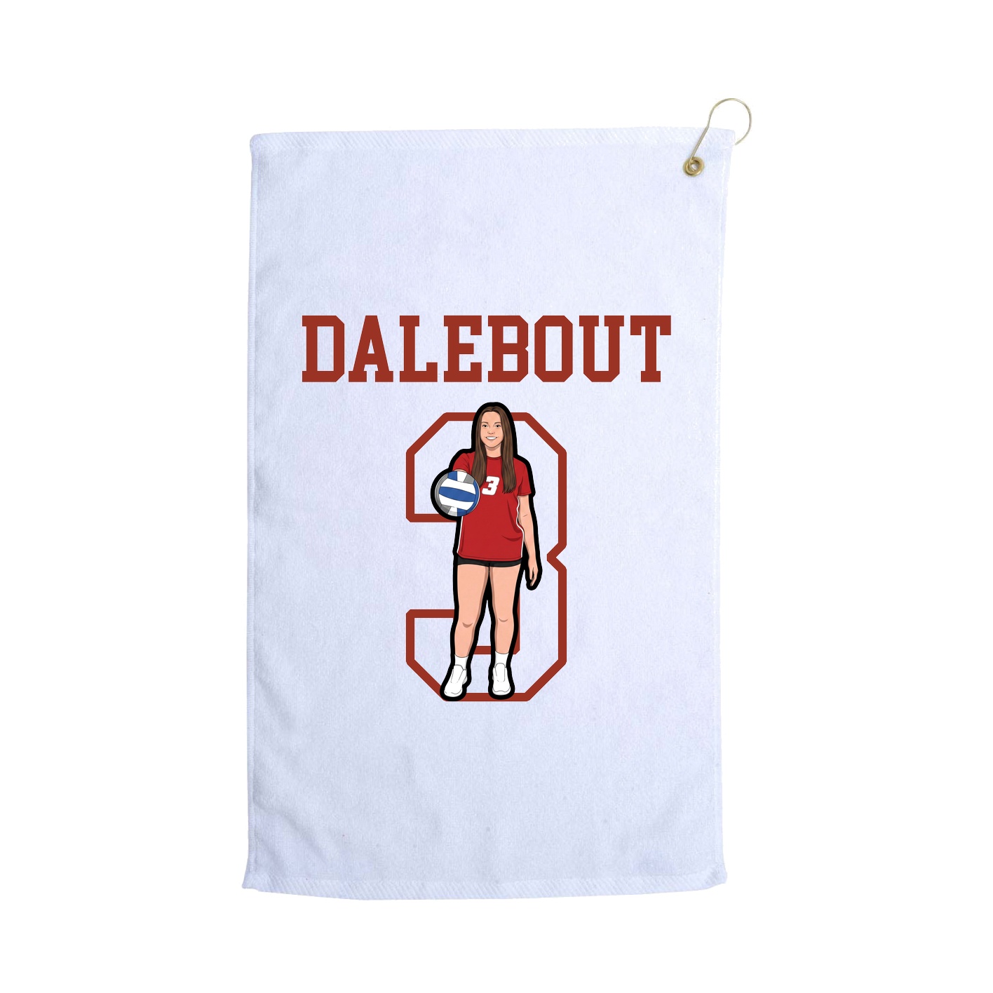 Golf Towel — Shirsey in White