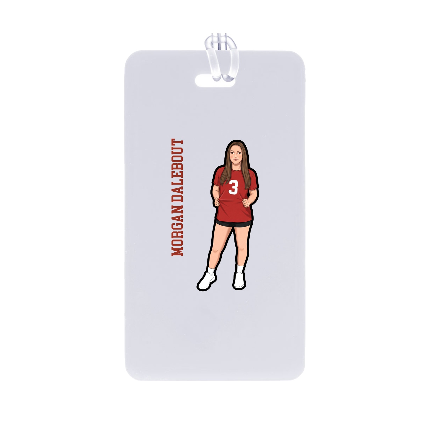 Bag Tag — Name Vertical in Classic