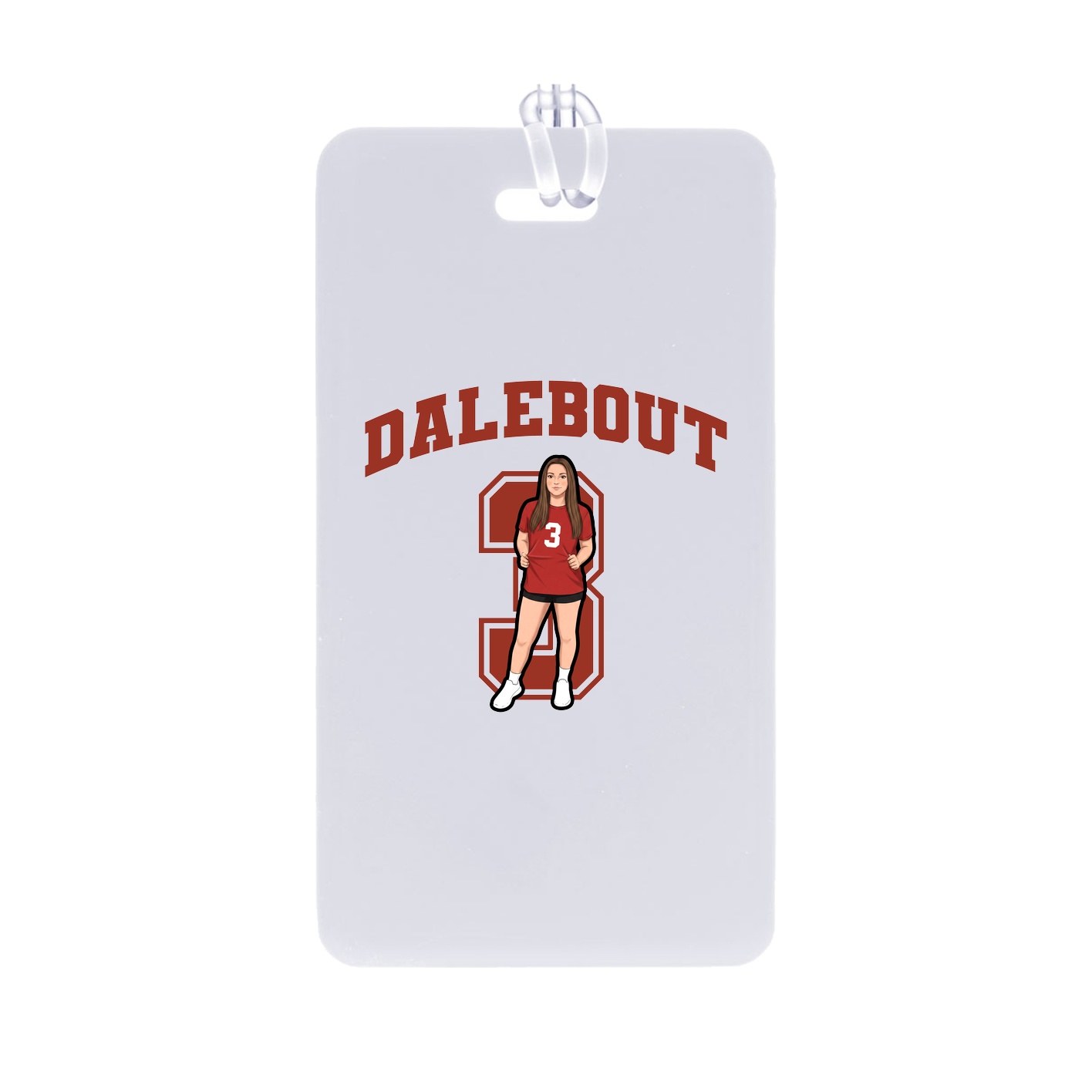 Bag Tag — Number in Classic