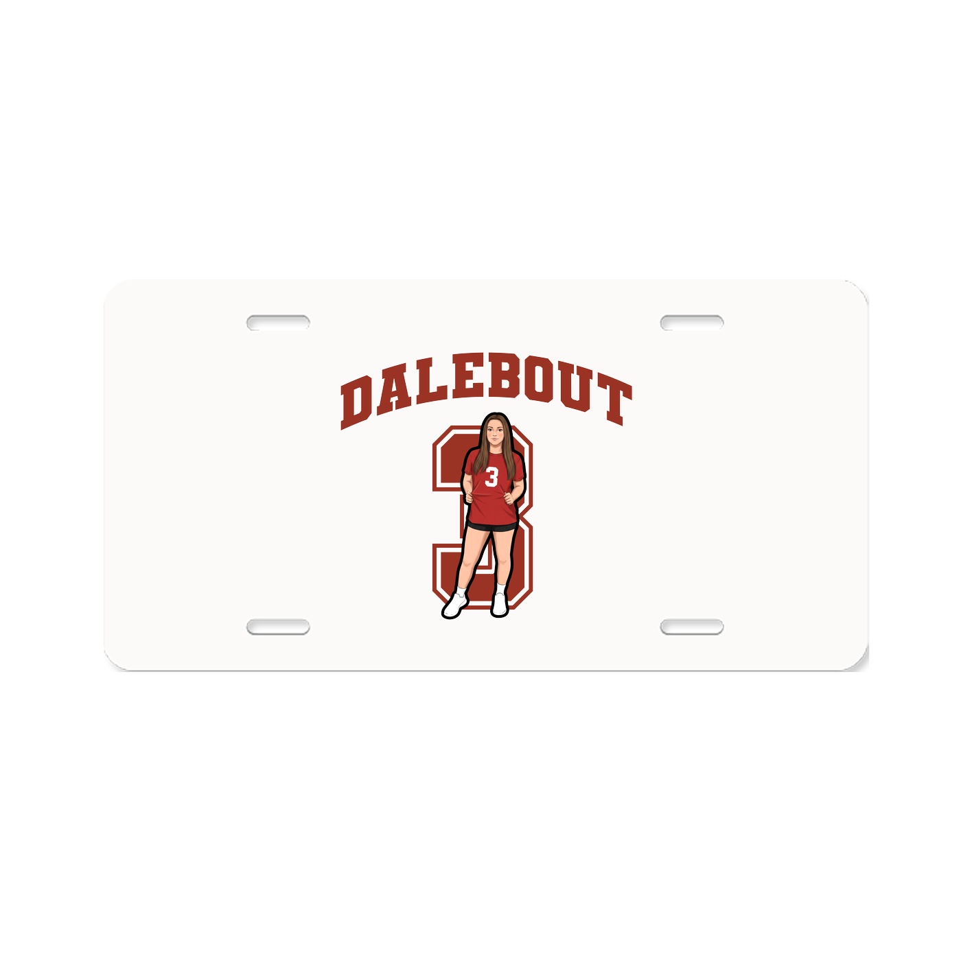 License Plate — Number in Classic