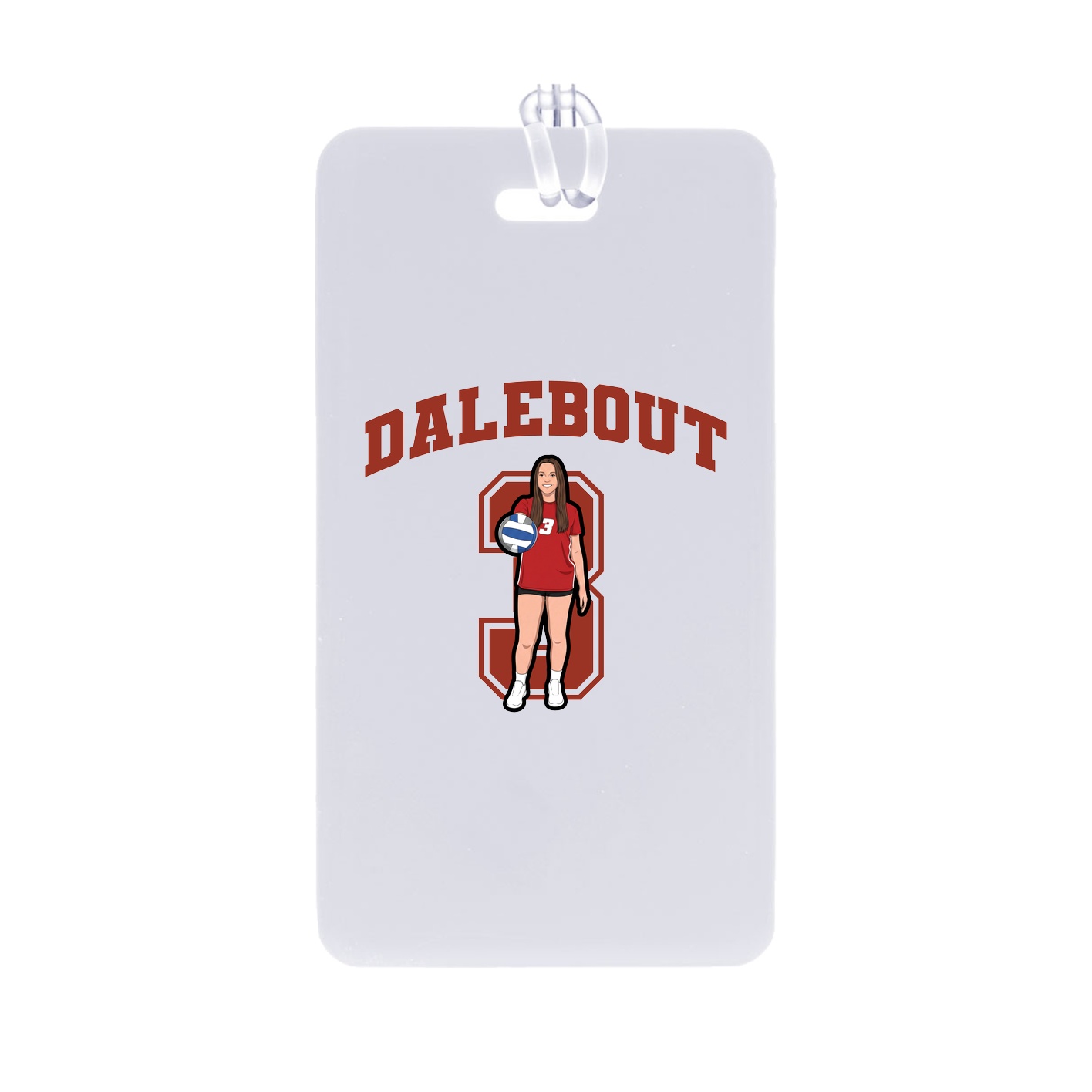Bag Tag — Number in Classic