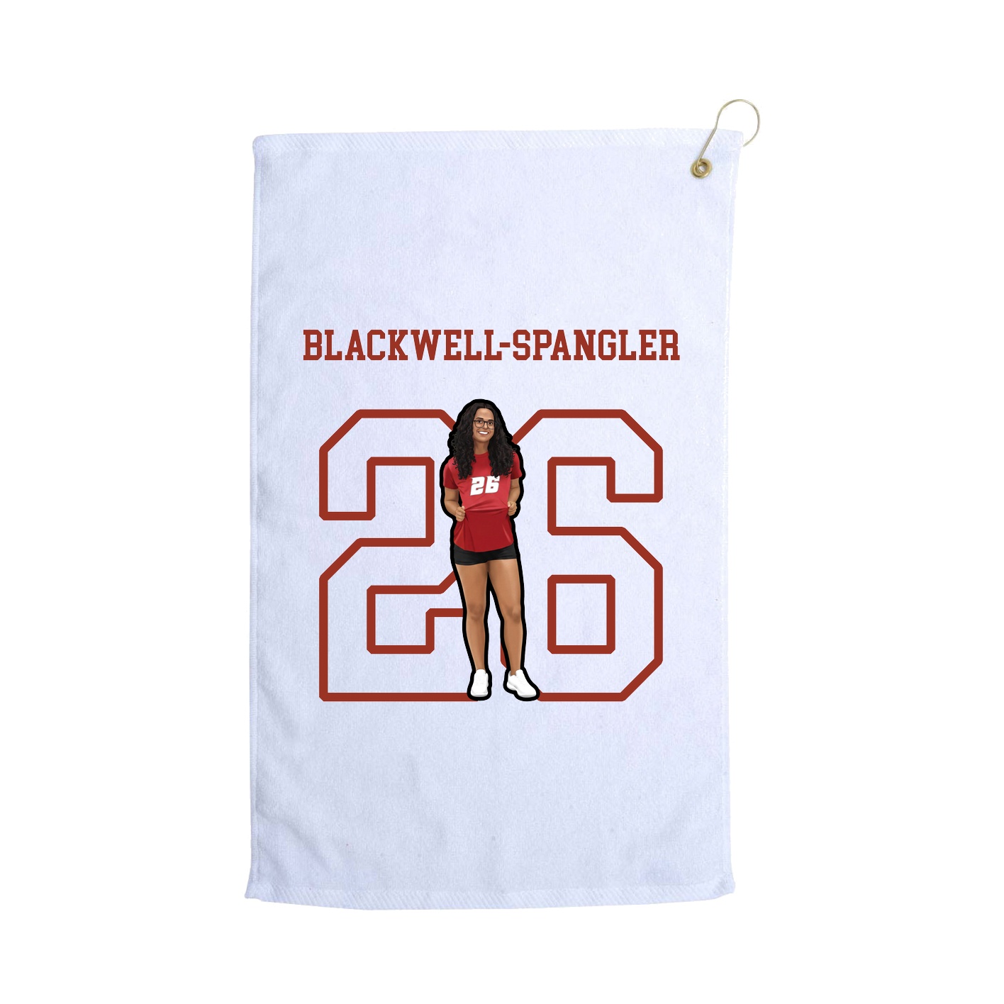 Golf Towel — Shirsey in White