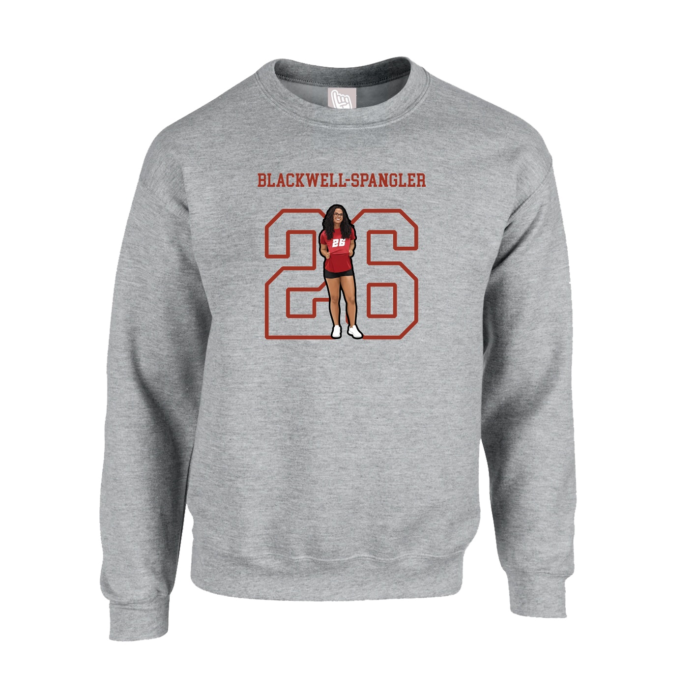 Fleece Crew — Shirsey in Grey