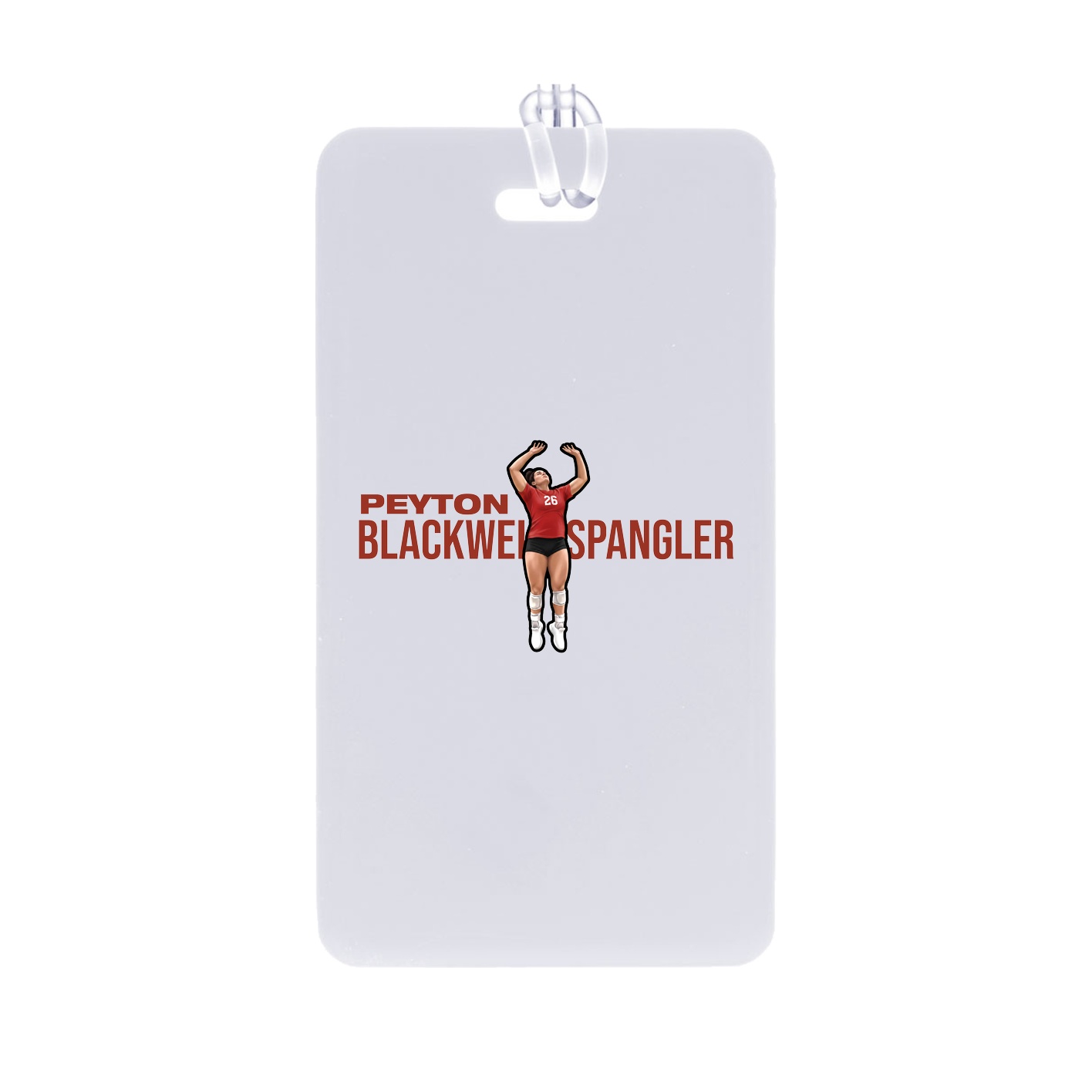 Bag Tag — Player Name in Classic