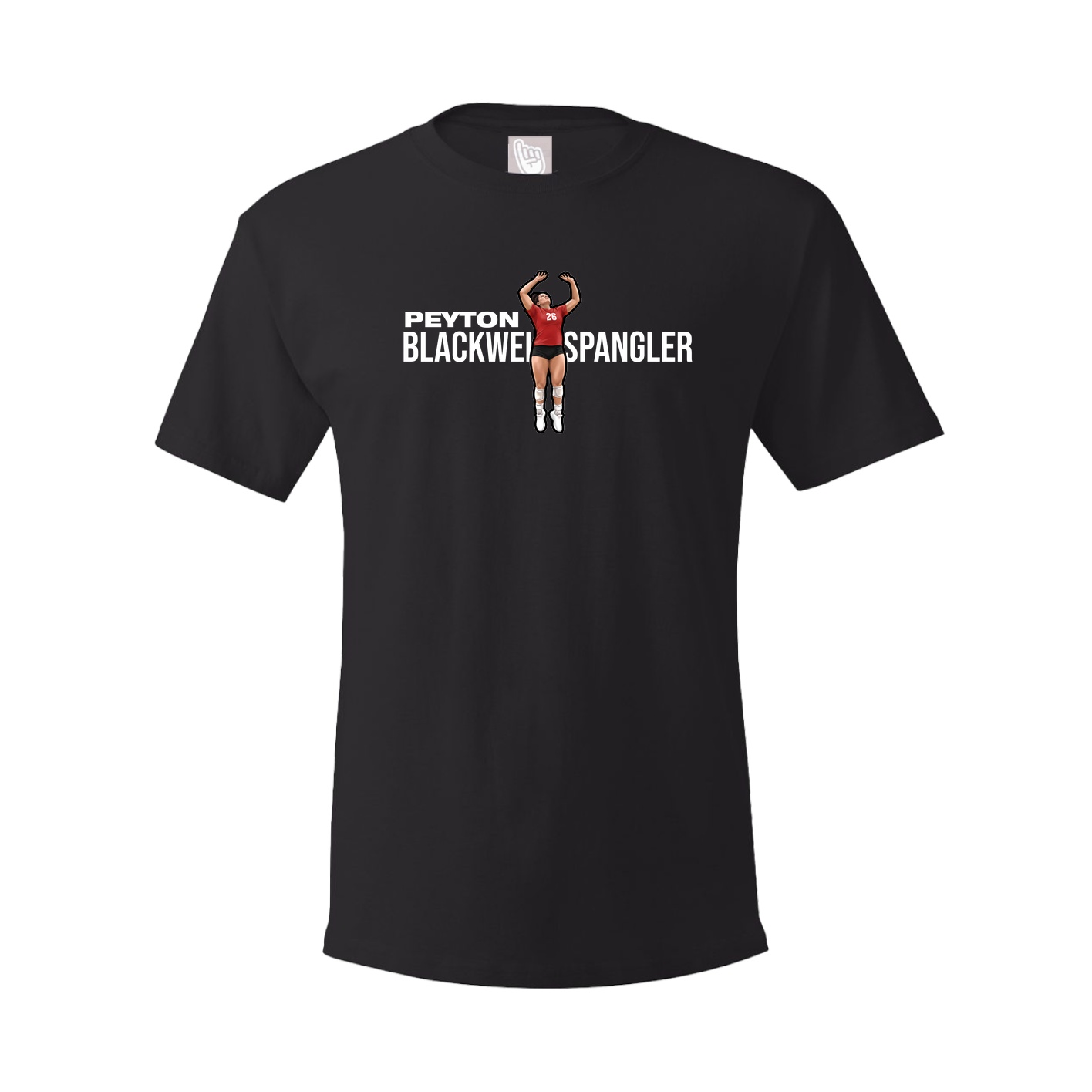 Youth Tee — Player Name in Black