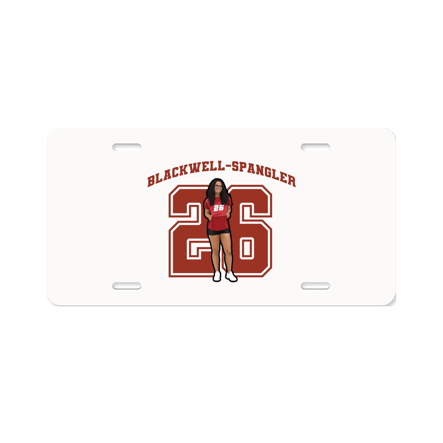 License Plate — Number in Classic