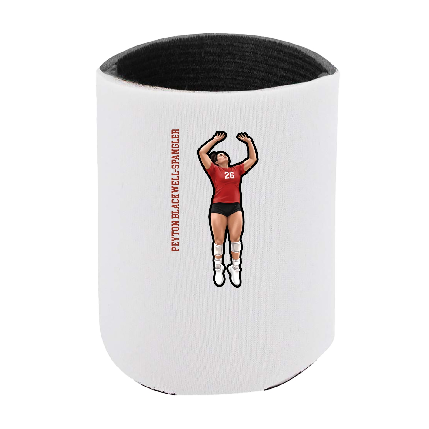 Can Holder — Name Vertical in White