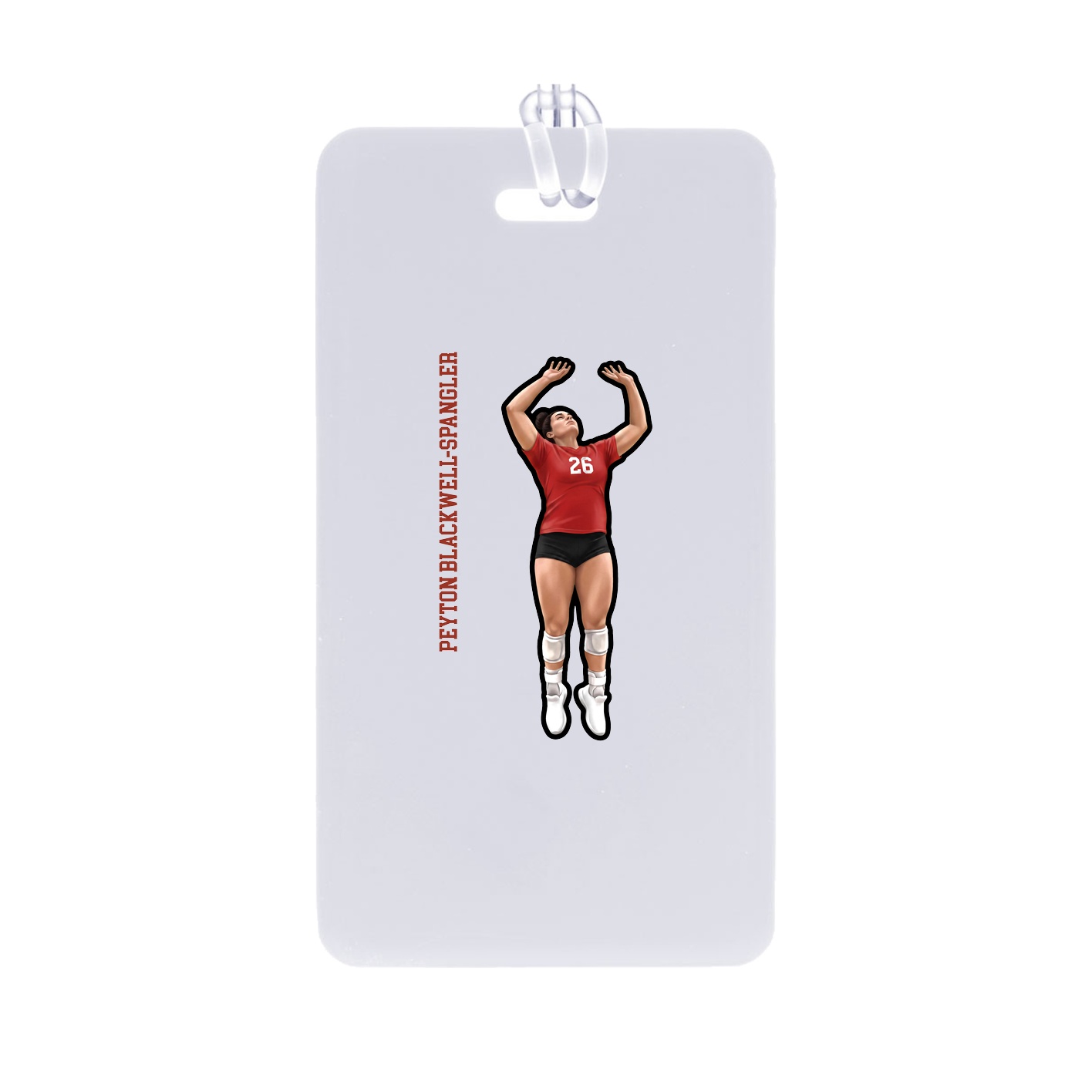 Bag Tag — Name Vertical in Classic