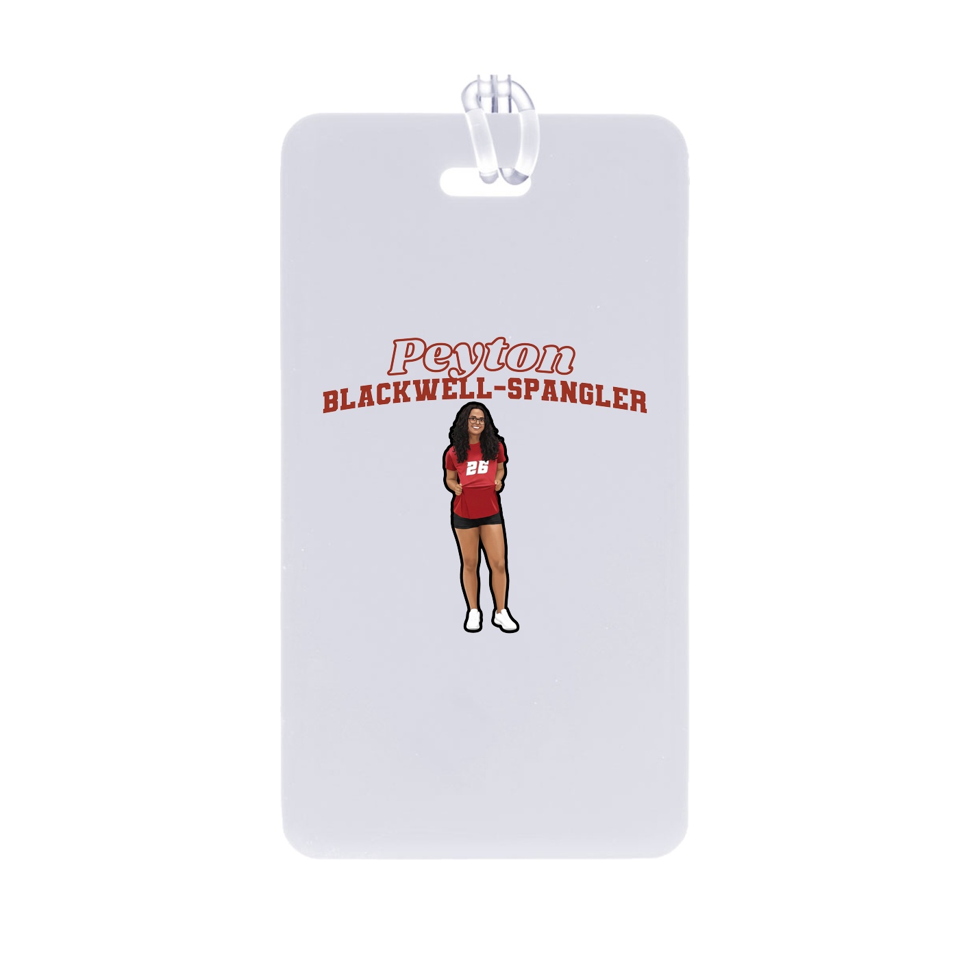 Bag Tag — Name Arch in Classic