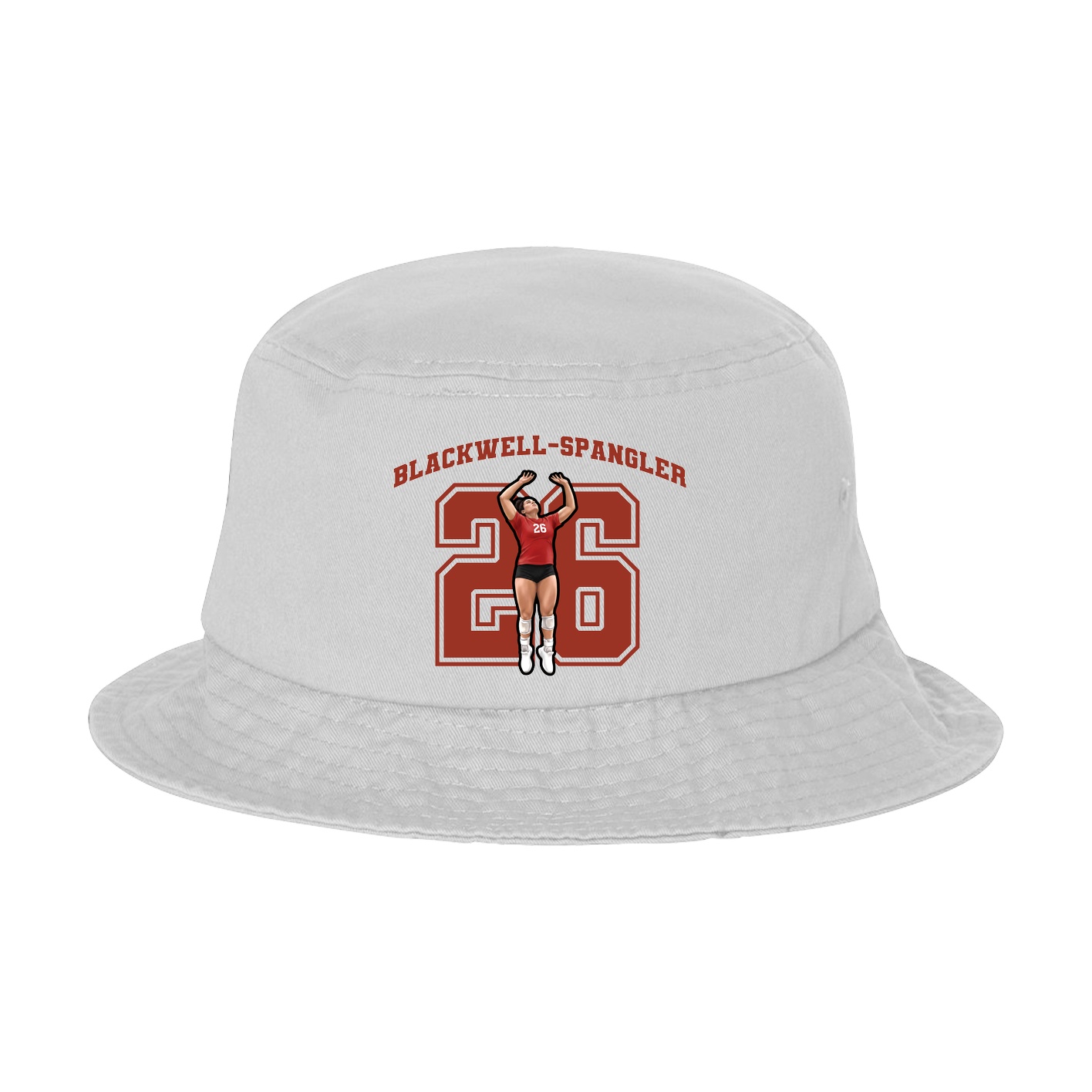 Bucket Cap — Number in White