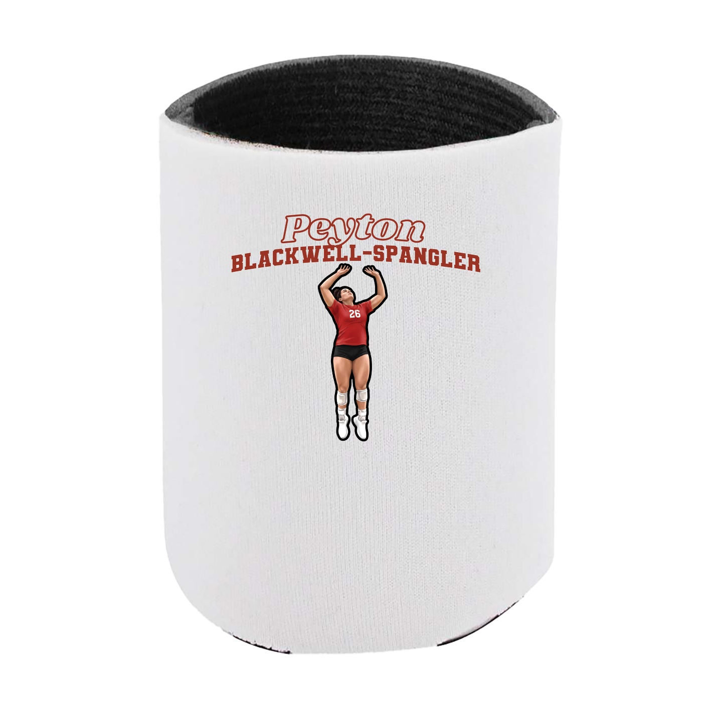 Can Holder — Name Arch in White