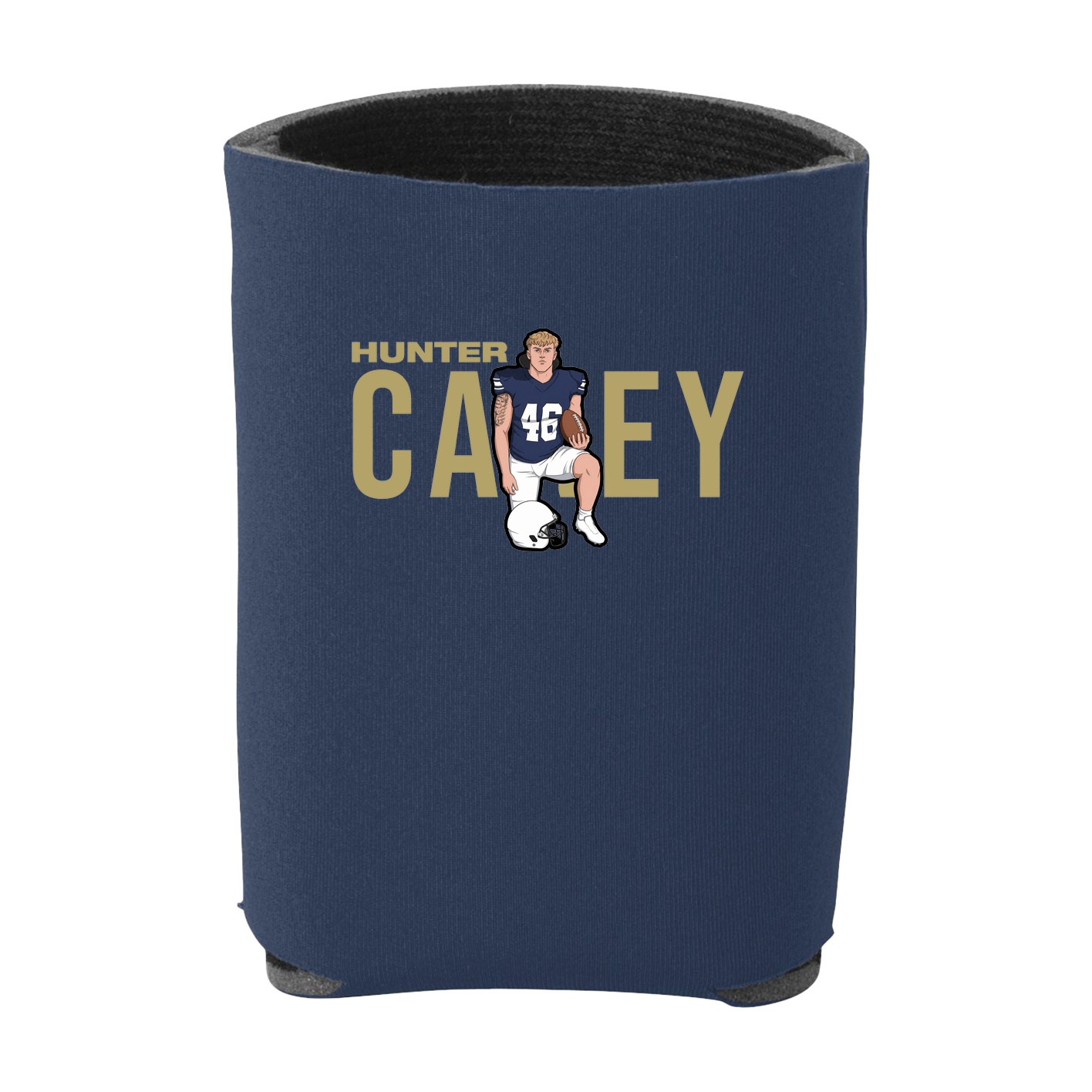 Can Holder — Player Name in Navy