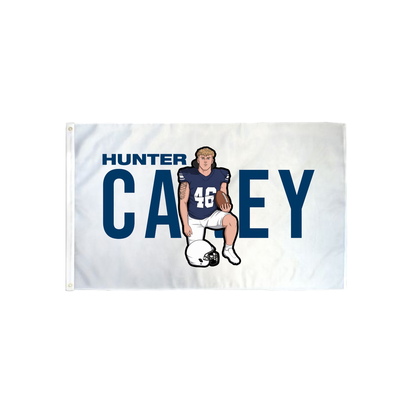 3x5 Flag — Player Name in Classic