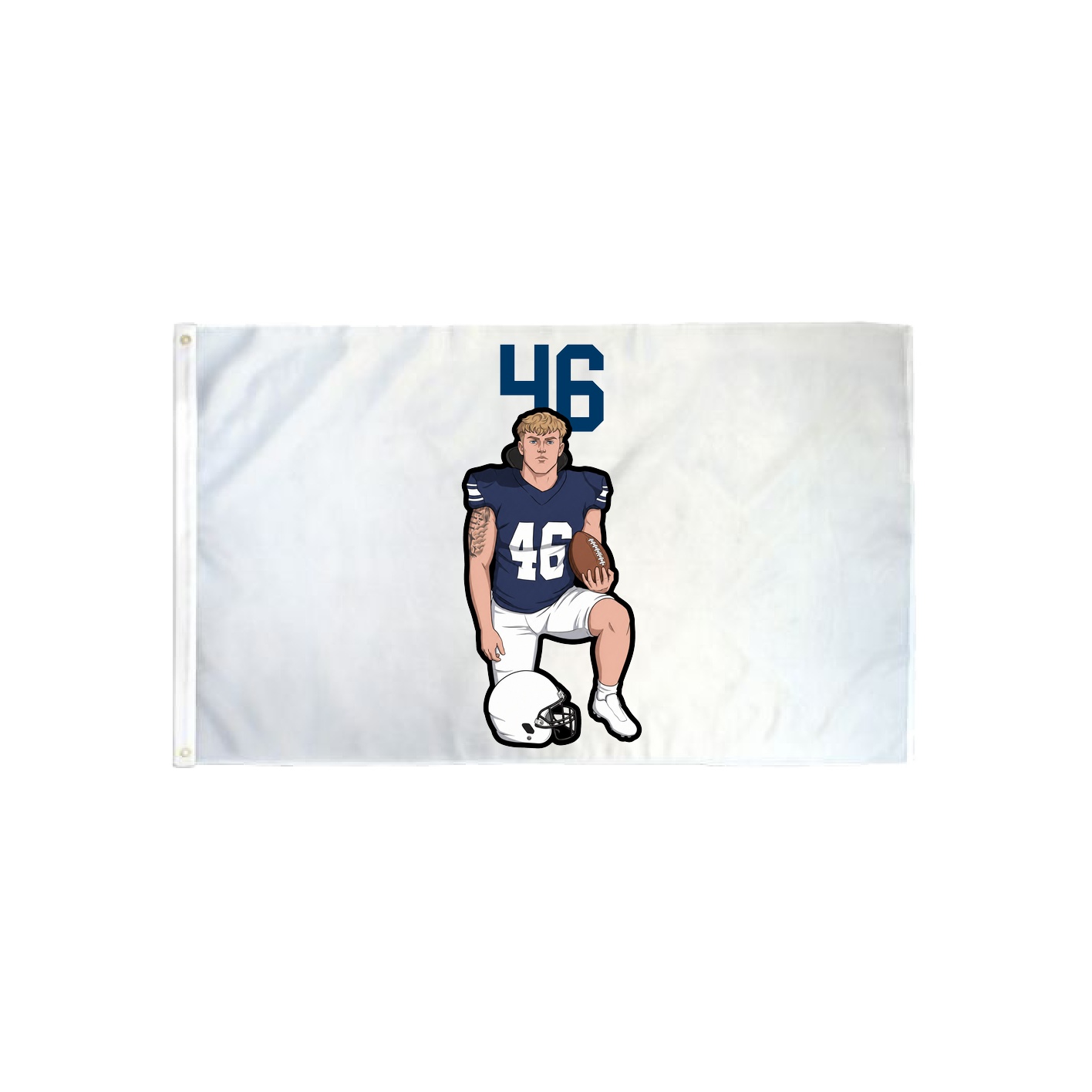 3x5 Flag — Number Top in Classic