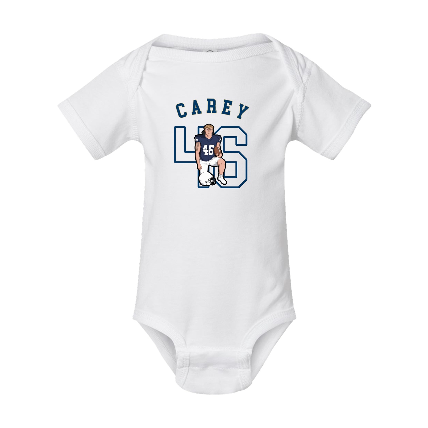 Baby Onesie — Shirsey Arch in White