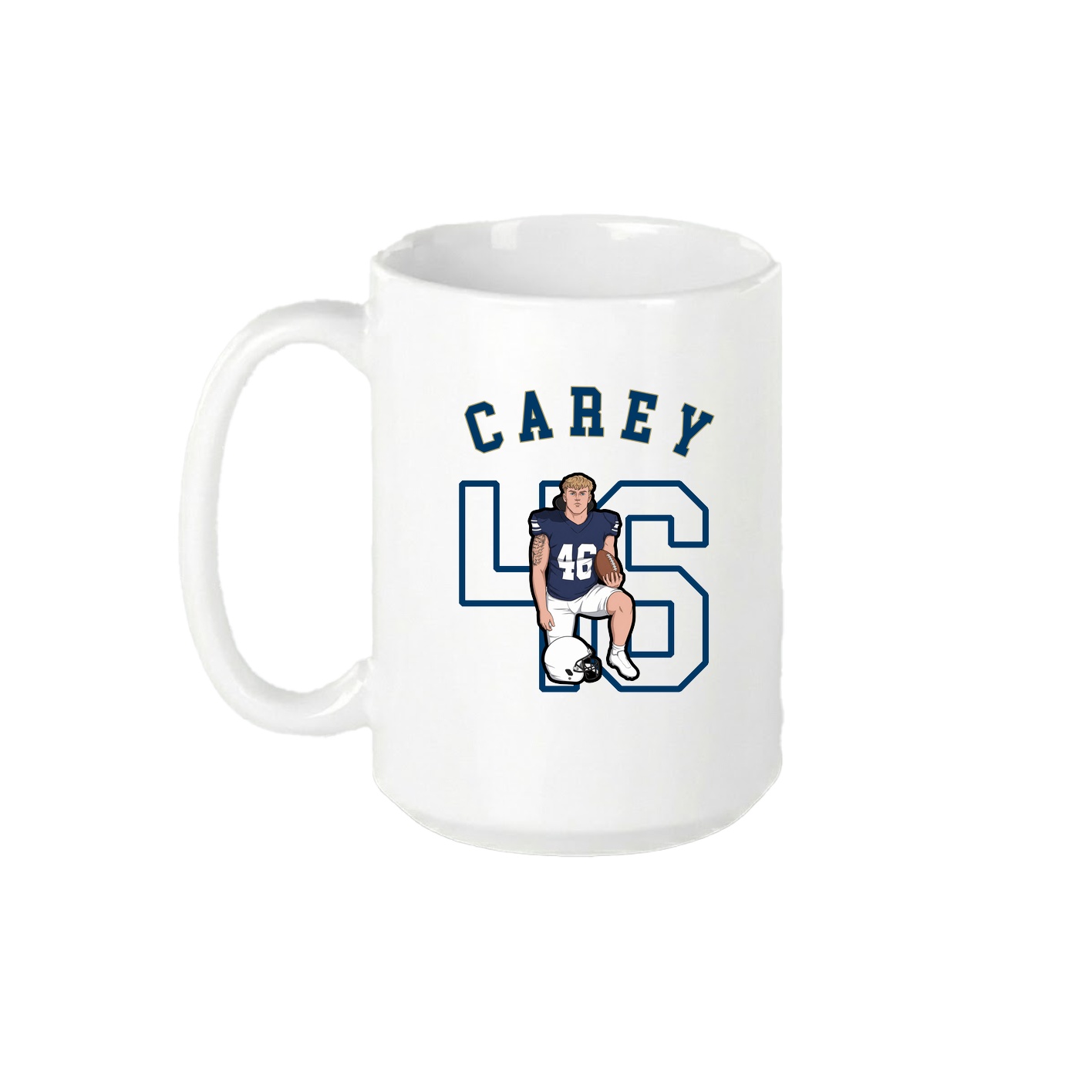 15oz Coffee Mug — Shirsey Arch in White